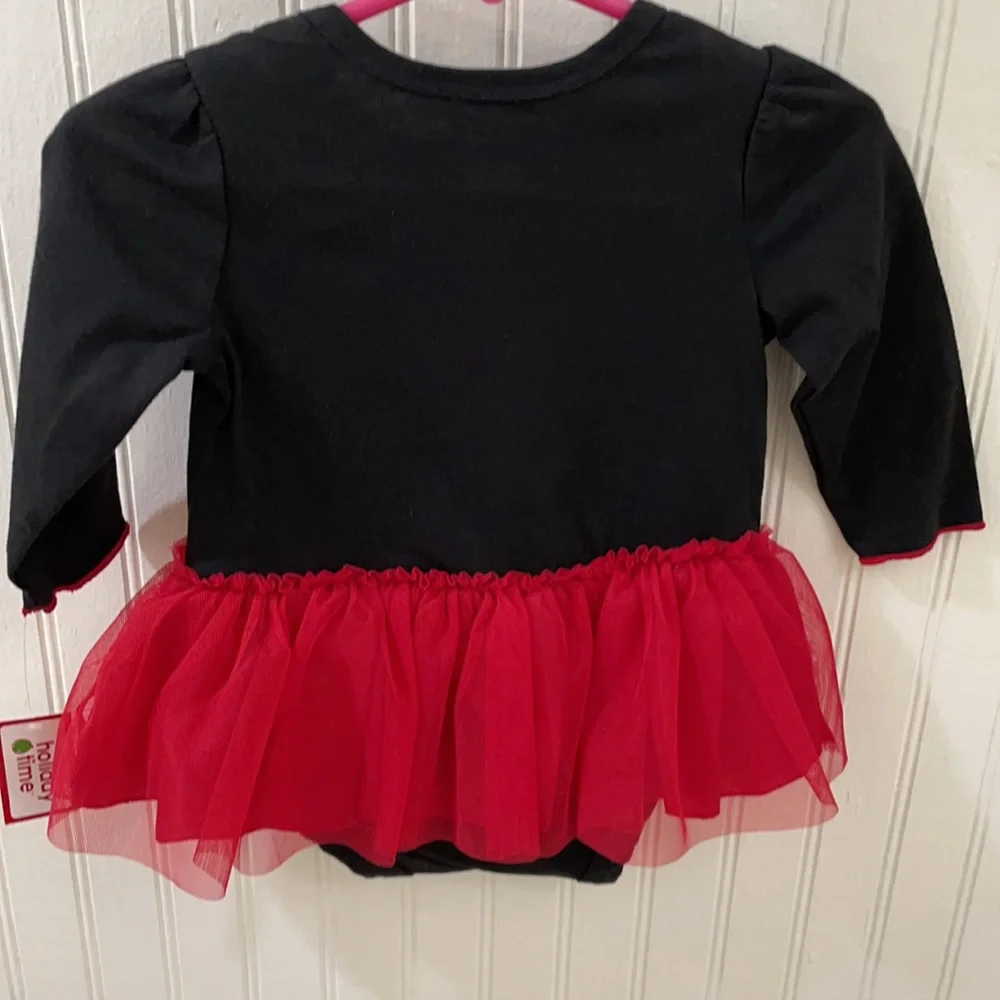 NWT Girls Size 12 Months 12M Christmas Dress - Picture 2 of 3